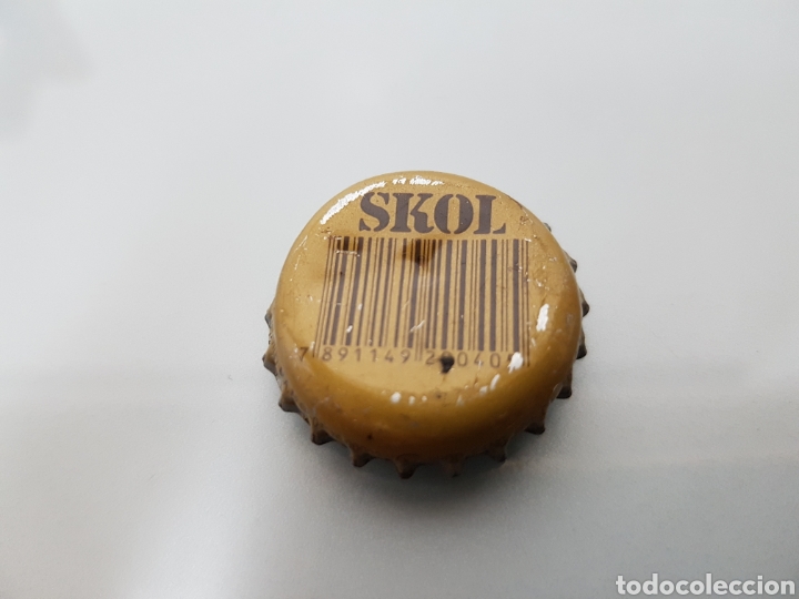 Coleccionismo de cervezas: ANTIGUA CHAPA CORONA SKOL BRASIL MUY DIFICIL