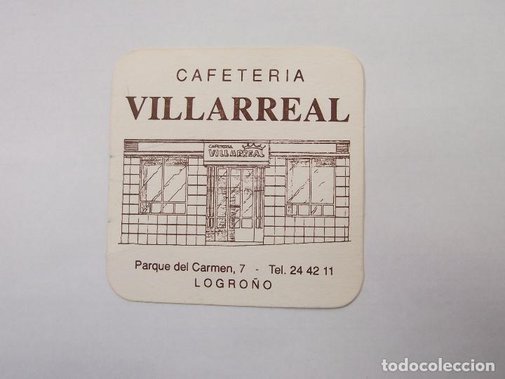 Collectable Beer: POSAVASOS CAFETERIA BAR VILLARREAL. PARQUE DEL CARMEN LOGRO&Ntilde;O. TDKP12