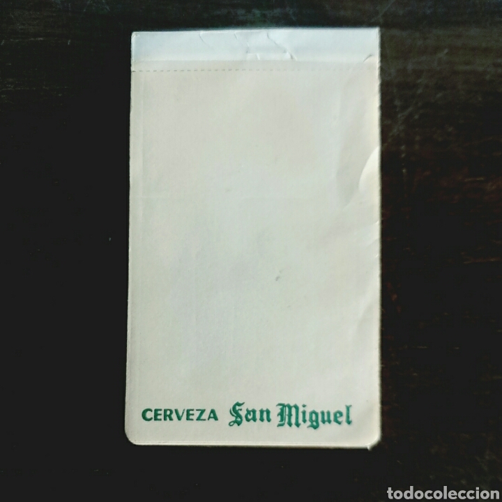 Coleccionismo de cervezas: Libreta publicidad Cerveza San Miguel