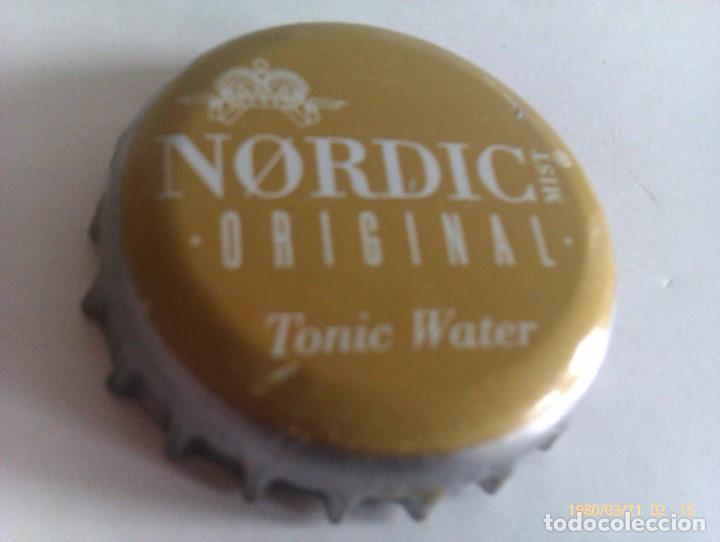 Coleccionismo de cervezas: Chapa Kronkorken Caps Tappi T&oacute;nica Nordic Mist. Espa&ntilde;a