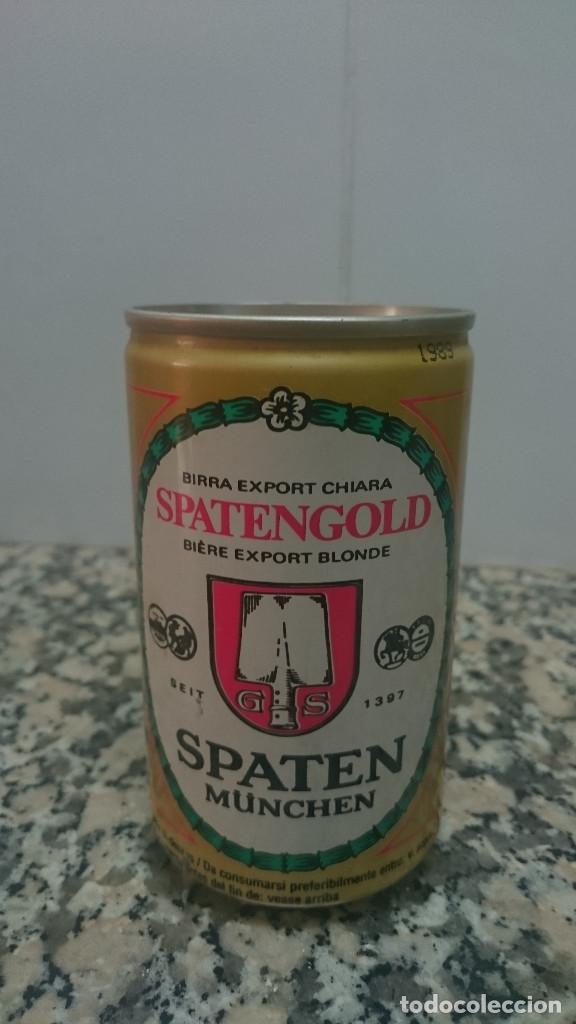 Coleccionismo de cervezas: LATA CERVEZA SPATENGOLD SPATEN MUNCHEN