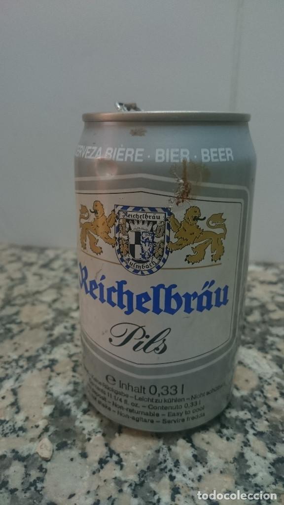 Coleccionismo de cervezas: LATA CERVEZA REICHELBRAU PILS. 24- 10 90