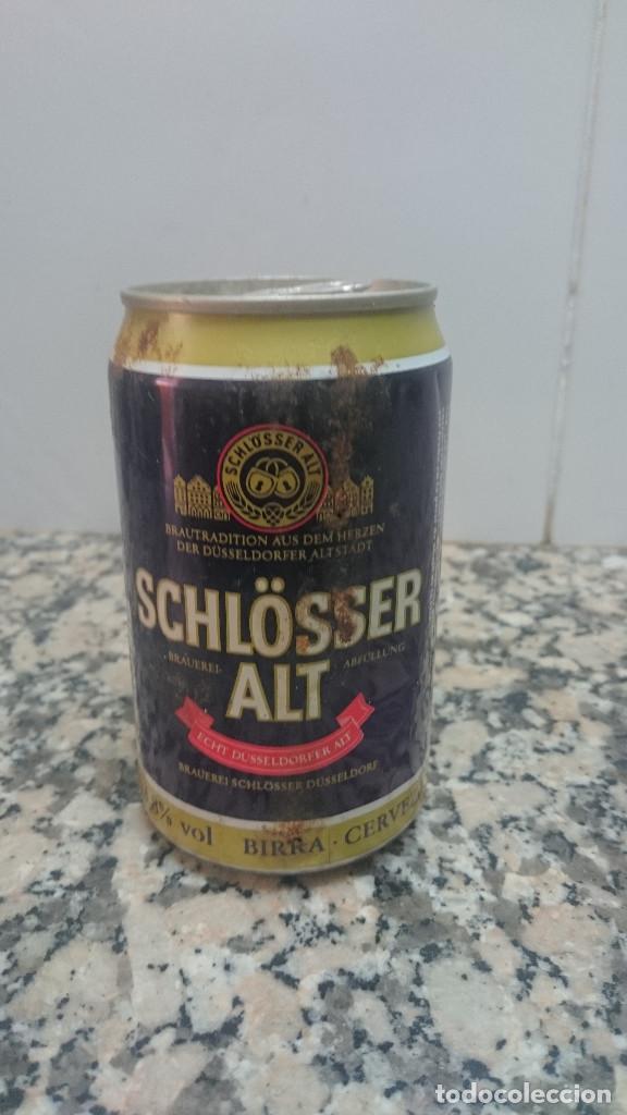 Coleccionismo de cervezas: LATA CERVEZA SCHLOSSER ALT