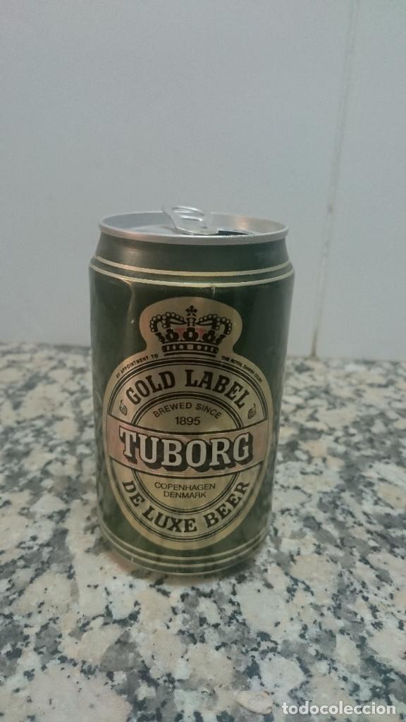 Coleccionismo de cervezas: LATA CERVEZA TUBORG DE LUXE BEER
