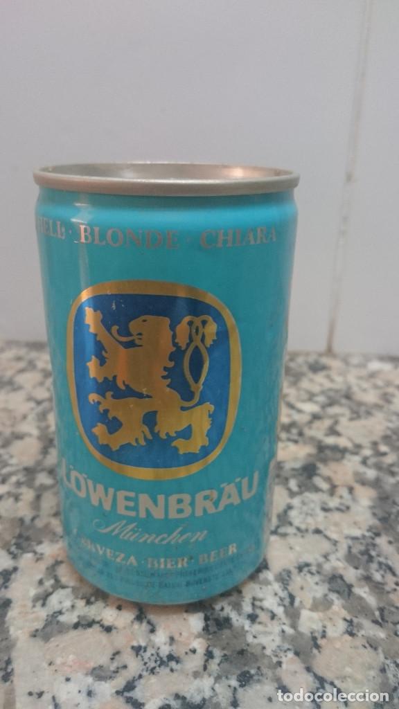 Coleccionismo de cervezas: LATA CERVEZA LOWENBRAU MUNCHEN