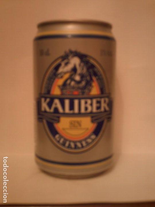 Coleccionismo de cervezas: Lata cerveza kaliber sin espa&ntilde;a