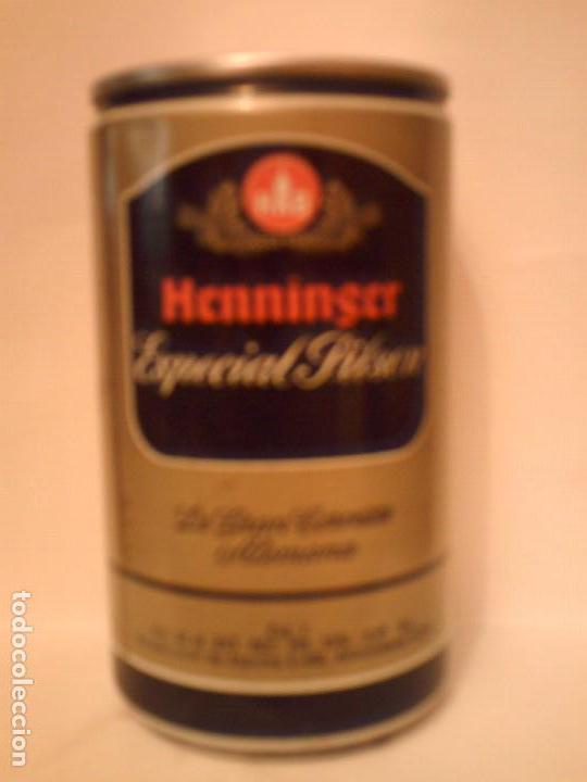 Coleccionismo de cervezas: Lata cerveza henninger especial pilsen espa&ntilde;a