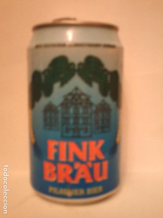 Collezionismo di birre: Lata cerveza fink brau alemania