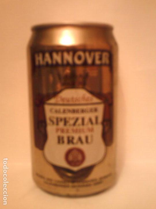 Coleccionismo de cervezas: Lata cerveza hannover alemania