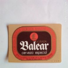 Coleccionismo de cervezas: ETIQUETA CERVEZA DORADA BALEAR