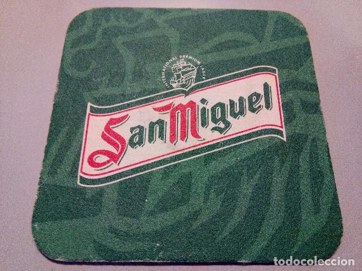 Coleccionismo de cervezas: POSAVASOS CERVEZA SAN MIGUEL 9,2 CMS