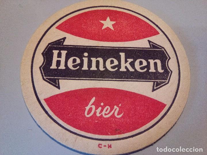 Coleccionismo de cervezas: POSAVASOS CERVEZA BIERDECKEL HEINEKEN