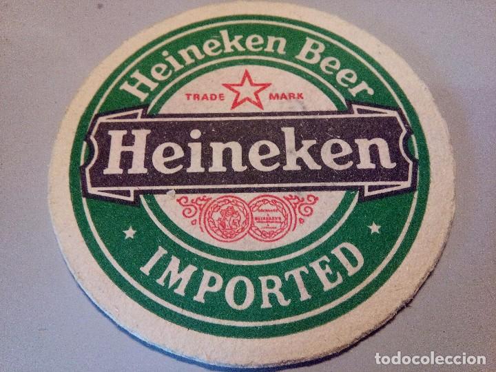 Coleccionismo de cervezas: POSAVASOS CERVEZA BIERDECKEL HEINEKEN