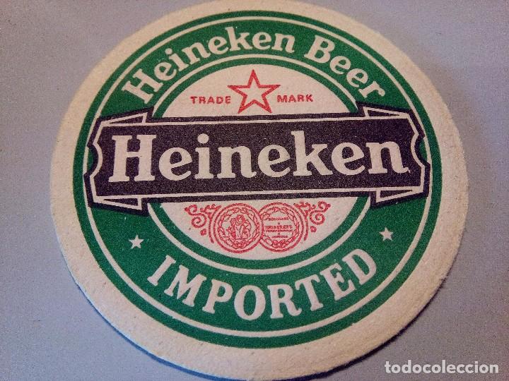 Coleccionismo de cervezas: POSAVASOS CERVEZA BIERDECKEL HEINEKEN