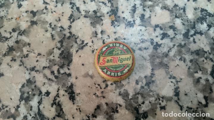 Coleccionismo de cervezas: CHAPA CERVEZA SAN MIGUEL. ABRIR