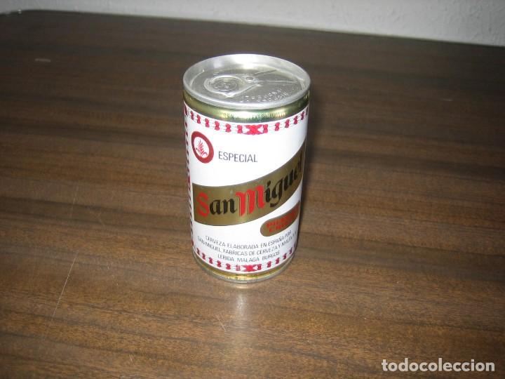 Coleccionismo de cervezas: Lata - Bote de Cerveza San Miguel. Espa&ntilde;a