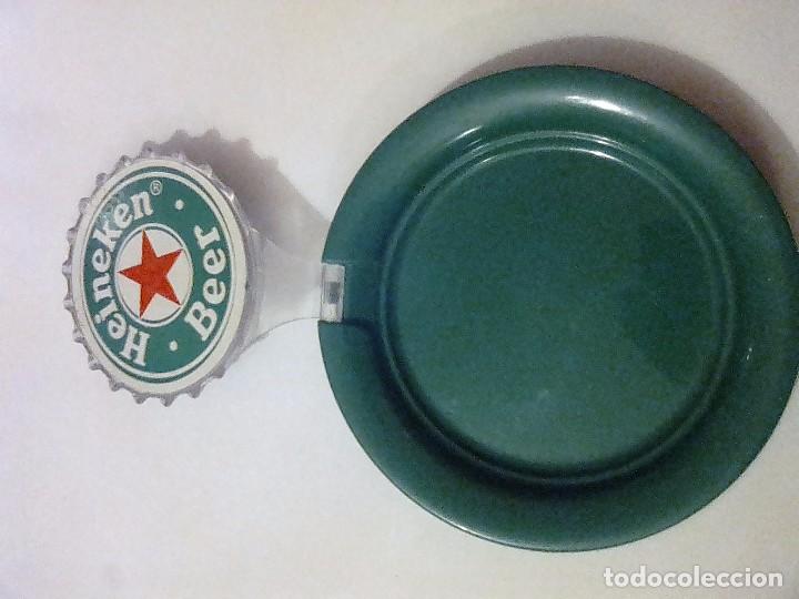 Coleccionismo de cervezas: Platillo heineken devolucion - Foto 2