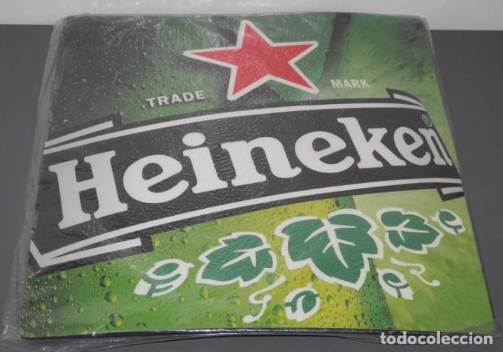 Coleccionismo de cervezas: ALFOMBRILLA PARA RAT&Oacute;N - CERVEZA HEINEKEN