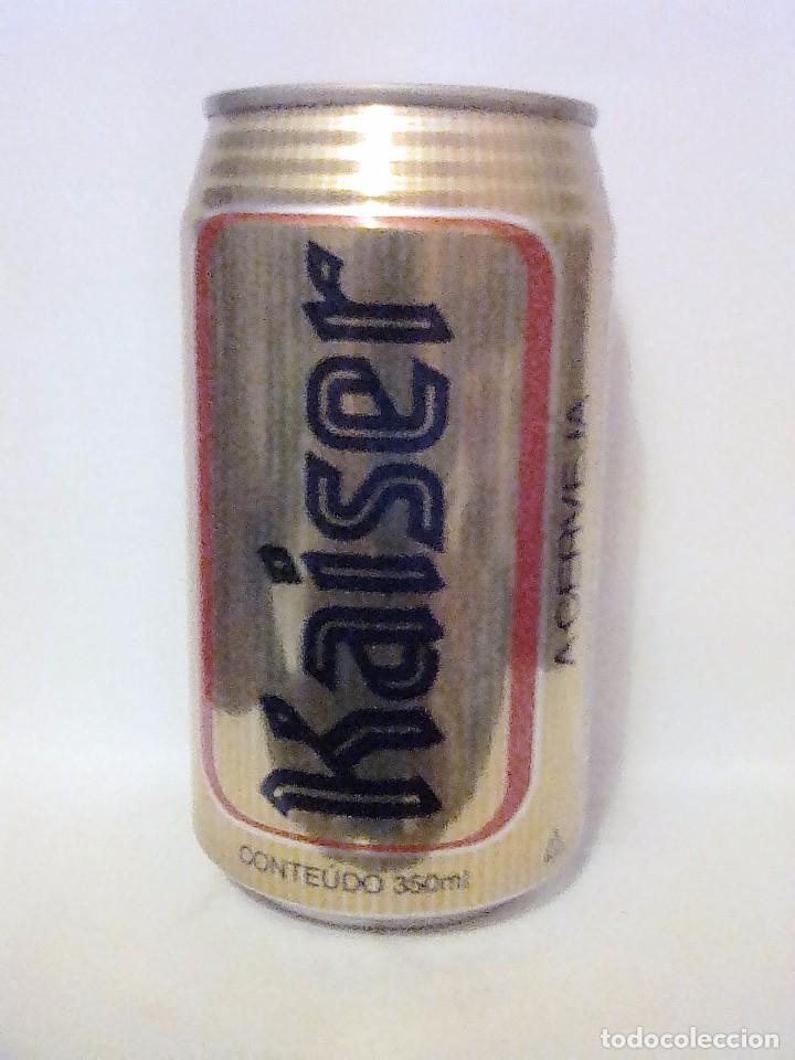 Coleccionismo de cervezas: Lata cerveza k&aacute;iser brasil - Foto 1