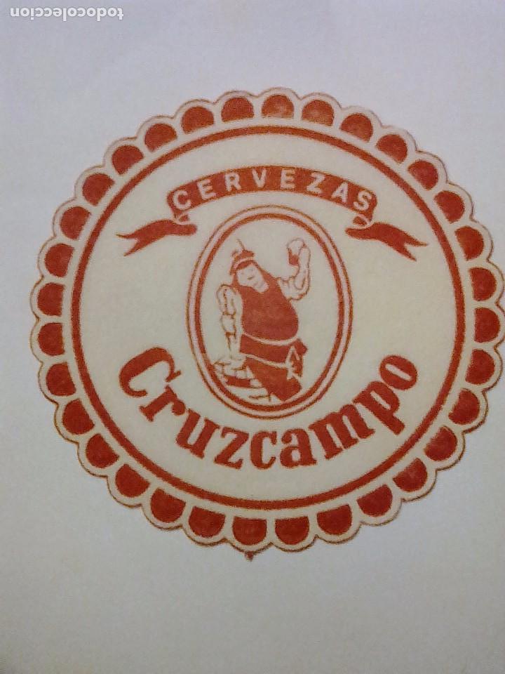 Colecionismo de cervejas: Posavaso cerveza cruzcampo