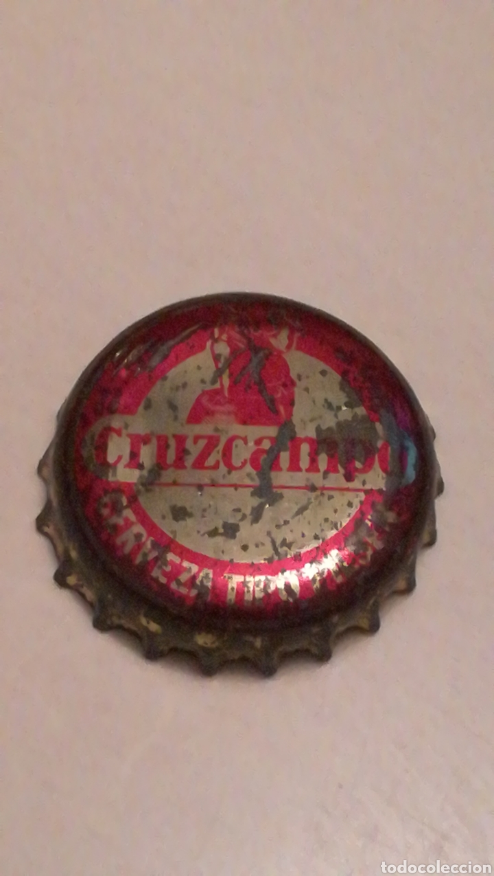 Coleccionismo de cervezas: ANTIGUA CHAPA CERVEZA CRUZCAMPO TIPO PILSEN TCI. TAPON CORONA CHAPA BEER BOTTLE CAP KRONKORKEN TAPPI