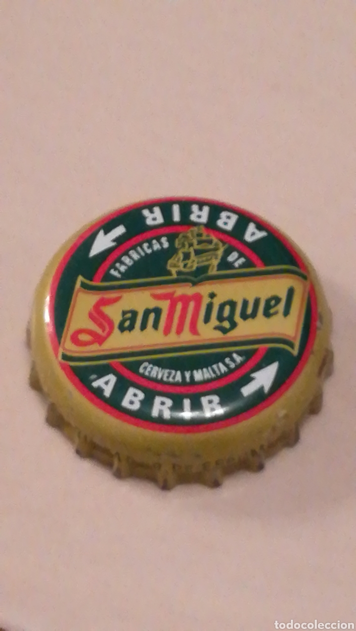 Coleccionismo de cervezas: ANTIGUAS CHAPA CERVEZA SAN MIGUEL ESPECIAL E. TAPON CORONA CHAPA BOTTLE CAP KRONKORKEN TAPPI CAPSULE