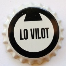 Coleccionismo de cervezas: CHAPA NUEVA CERVEZA ARTESANA LO VILOT - LLEIDA - ESPAÑA. Lote 128488687