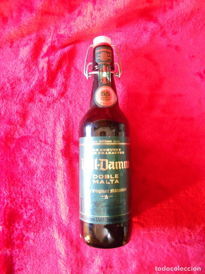 Coleccionismo de cervezas: BOTELLA 50 CL VOLL DAMM 55 ANIVERSARIO LLENA (PRECINTADA)