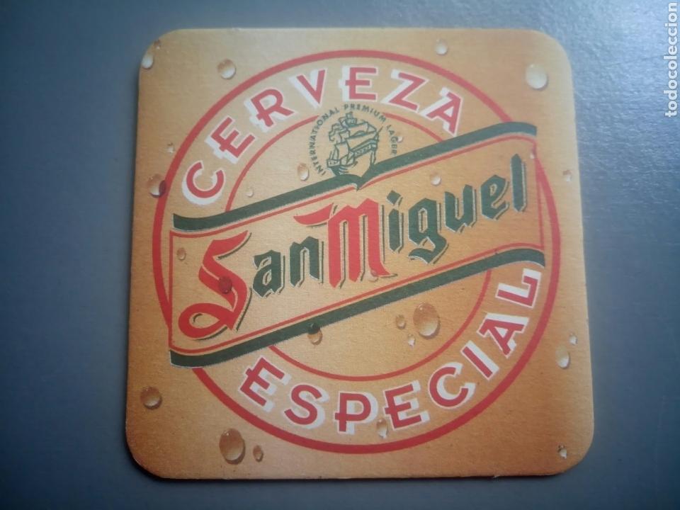 Coleccionismo de cervezas: Posavasos cerveza especial San Miguel