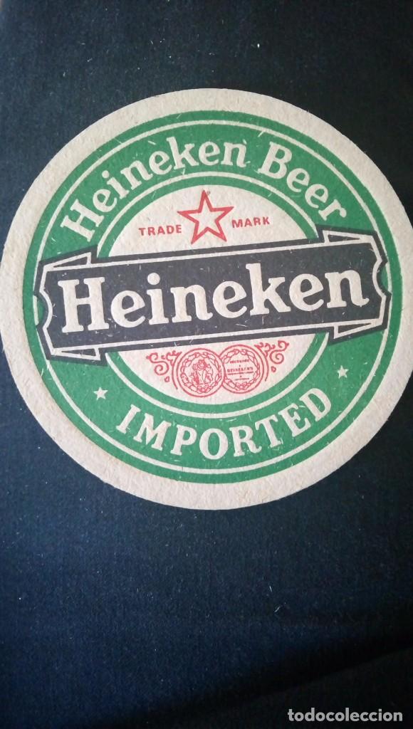 Coleccionismo de cervezas: Posavasos cerveza Heineken