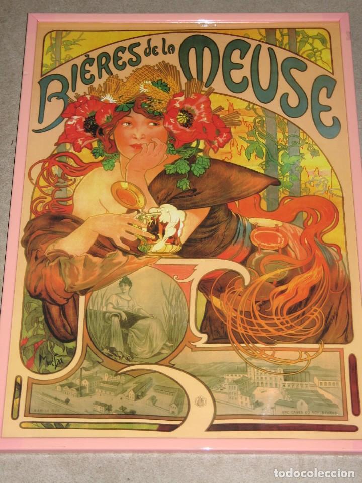 Coleccionismo de cervezas: CARTEL CERVEZAS LA MEUSE - Foto 1