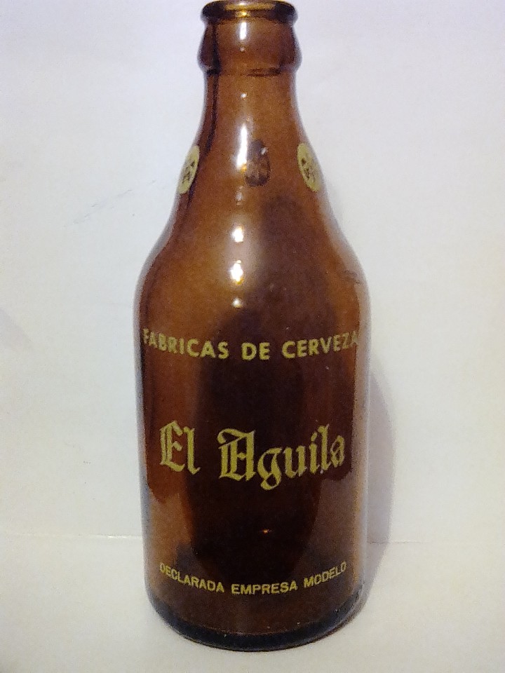 Coleccionismo de cervezas: Botella cervezas Aguila 1/3 - Foto 2