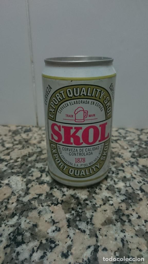 Coleccionismo de cervezas: ANTIGUA LATA CERVEZA SKOL