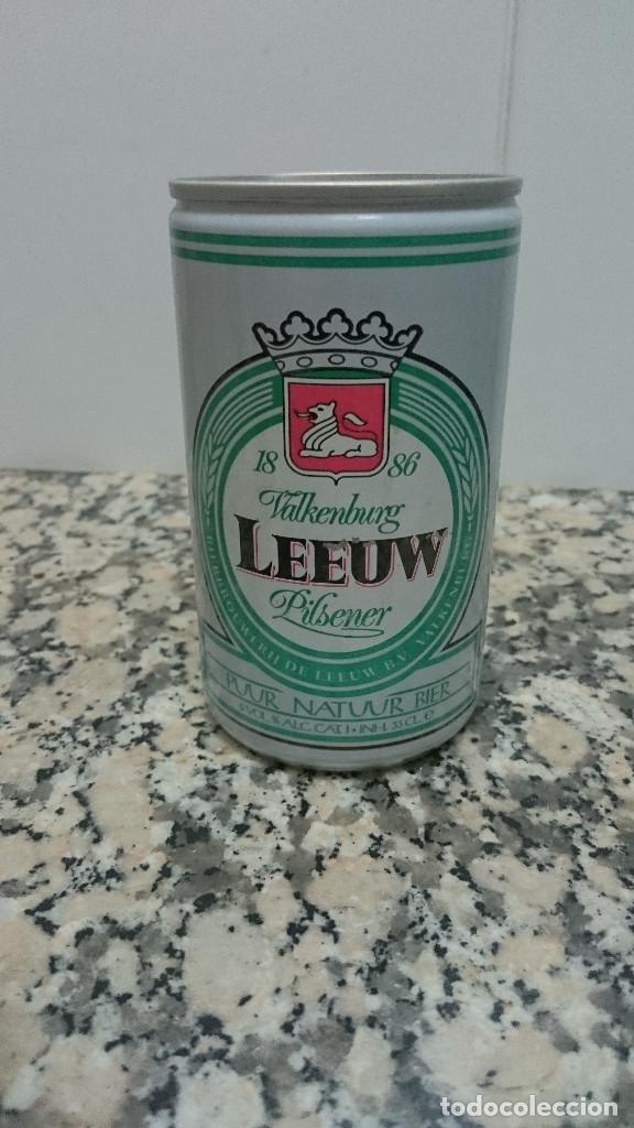 Coleccionismo de cervezas: ANTIGUA LATA CERVEZA LEEUW