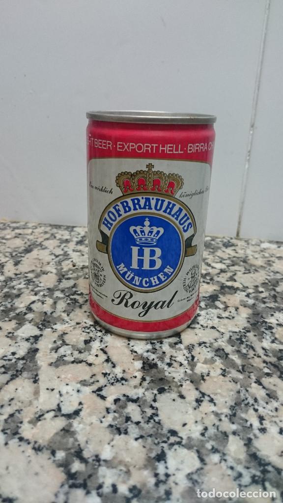 Colecionismo de cervejas: ANTIGUA LATA CERVEZA  HOFBRAUHAUS