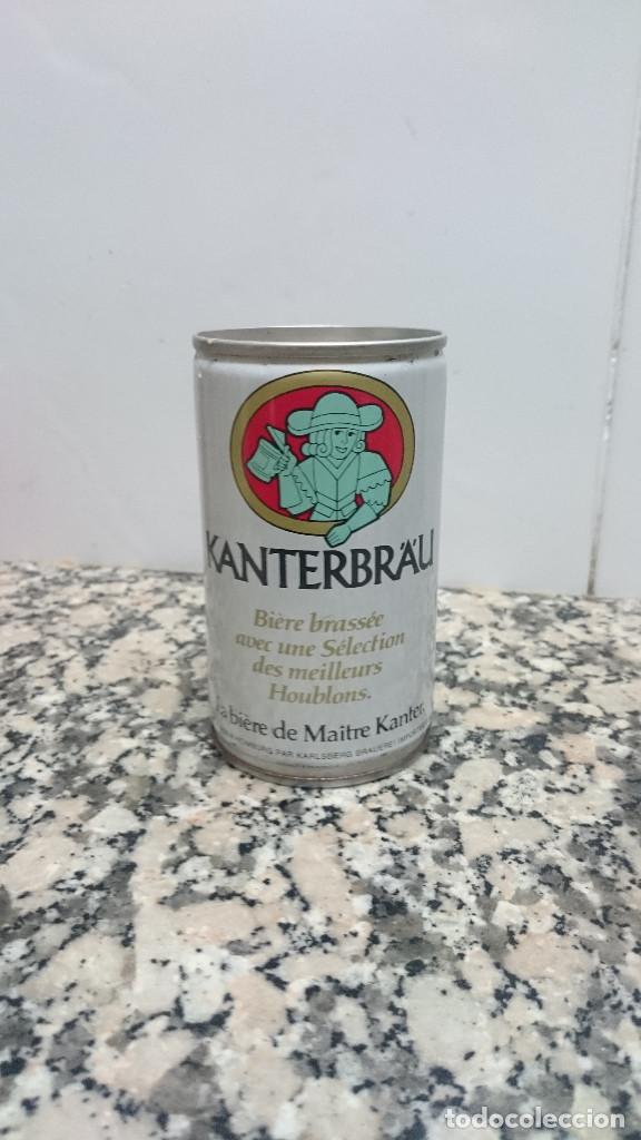Colecionismo de cervejas: ANTIGUA LATA CERVEZA  KANTERBRAU