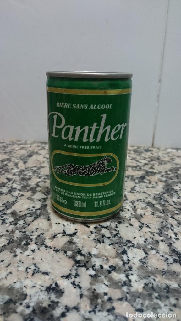 Coleccionismo de cervezas: ANTIGUA LATA CERVEZA PANTHER