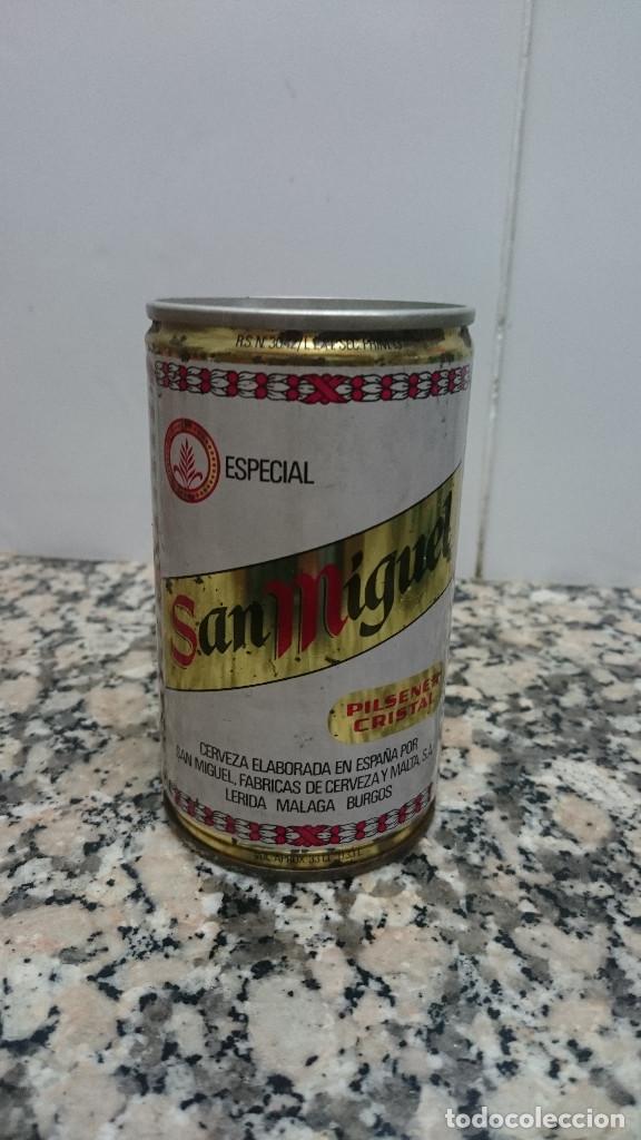 Coleccionismo de cervezas: ANTIGUA LATA SAN MIGUEL ESPECIAL