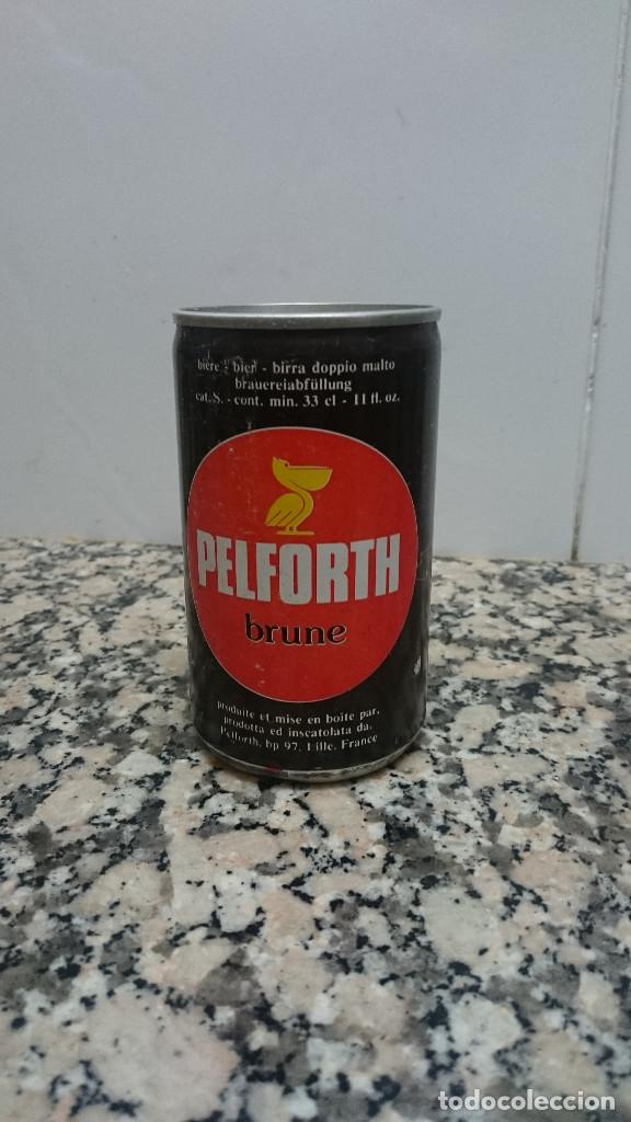 Colecionismo de cervejas: ANTIGUA LATA CERVEZA PELFORTH