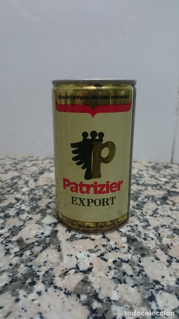 Colecionismo de cervejas: ANTIGUA LATA CERVEZA PATRIZIER EXPORT