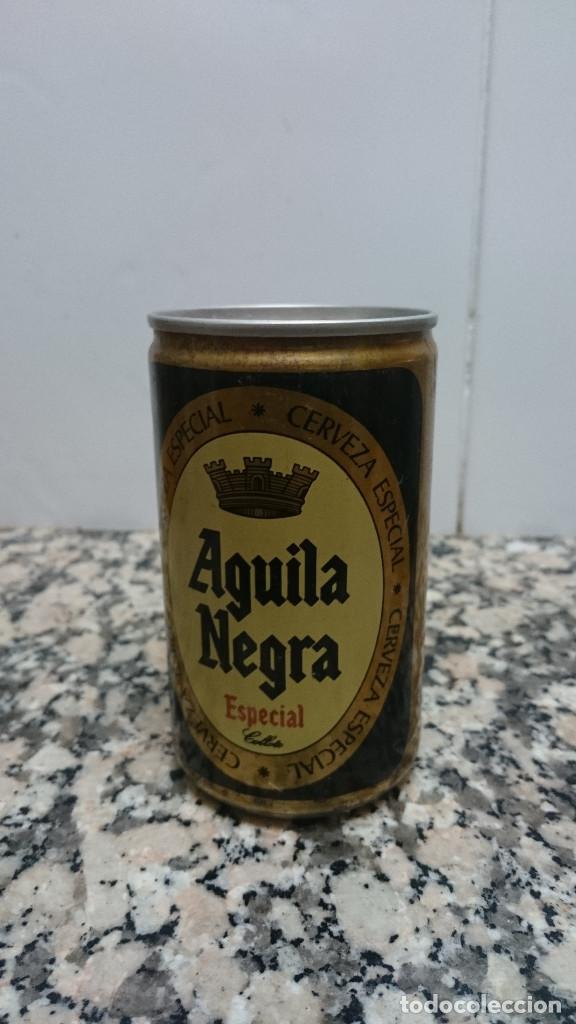 Colecionismo de cervejas: ANTIGUA LATA CERVEZA AGUILA NEGRA