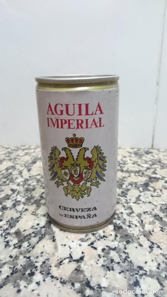 Colecionismo de cervejas: ANTIGUA LATA CERVEZA AGUILA IMPERIAL CERVEZA DE ESPA&Ntilde;A