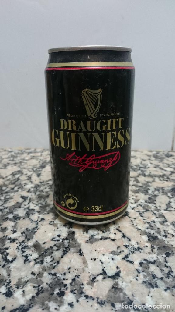Coleccionismo de cervezas: ANTIGUA LATA CERVEZA DRAUGHT GUINNESS