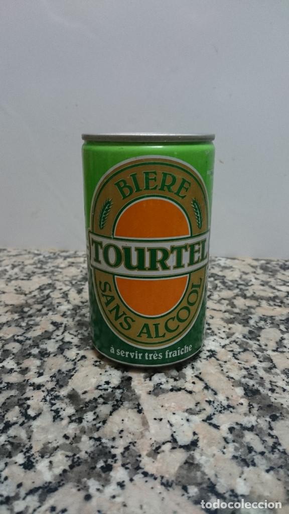 Coleccionismo de cervezas: ANTIGUA LATA CERVEZA TOURTEL