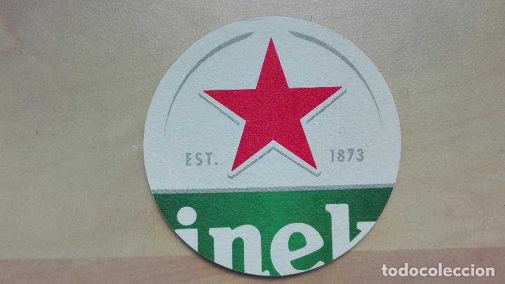 Coleccionismo de cervezas: POSAVASOS CERVEZA HEINEKEN DOBLE CARA