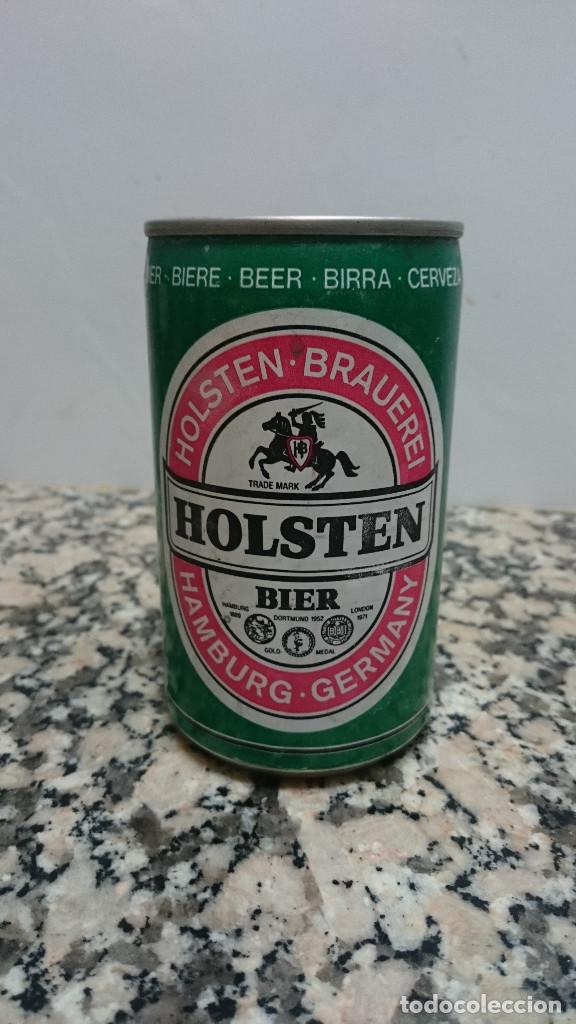 Coleccionismo de cervezas: ANTIGUA LATA CERVEZA HOLSTEN BIER