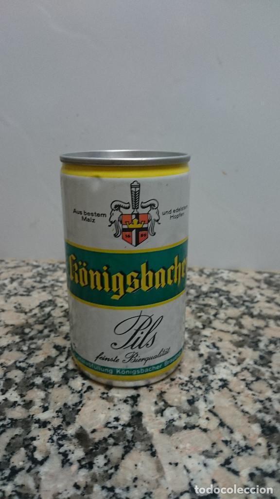Coleccionismo de cervezas: ANTIGUA LATA DE CERVEZA KONIGSBACHER
