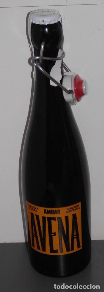 Coleccionismo de cervezas: BOTELLA DE LA MARCA DE CERVEZA AMBAR AVENA