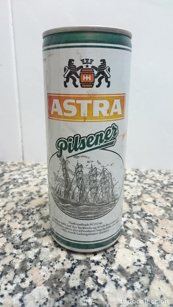 Colecionismo de cervejas: ANTIGUA LATA CERVEZA ASTRA PILSENER