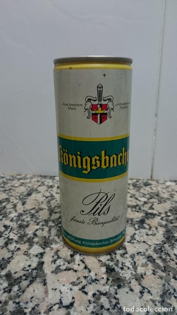 Colecionismo de cervejas: ANTIGUA LATA CERVEZA KONIGSBACHER PILS